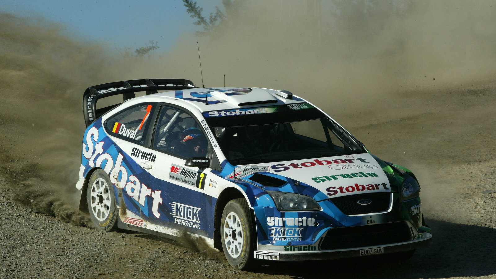 Francois Duval (B) Patrick Pivato (B) Ford Focus RS WRC 07