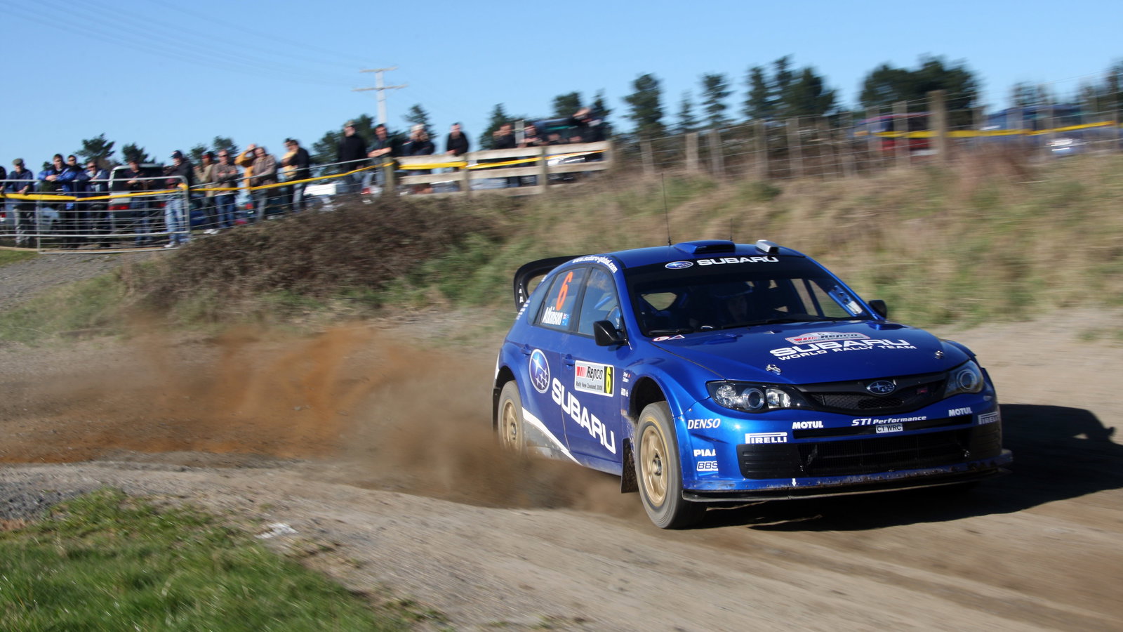 Chris Atkinson (AUS) Stephane Prevot (B) Subaru Impreza WRC 2008