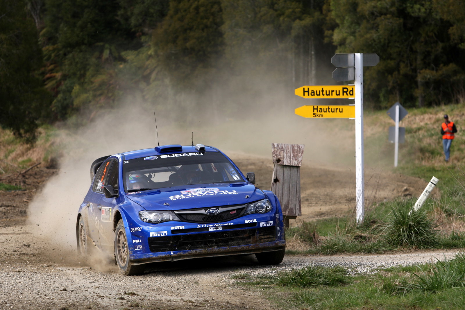 Petter Solberg (N) Philip Mills (GB) Subaru Impreza WRC 2008