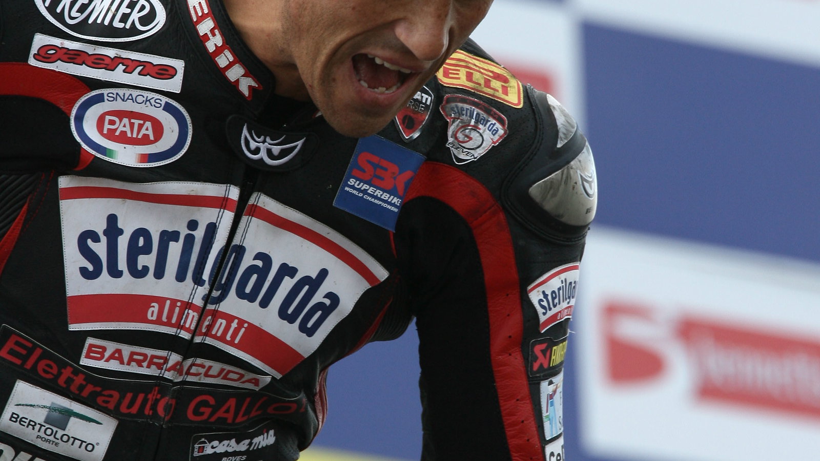 Xaus, protesting over results, European WSBK Race 1 2008