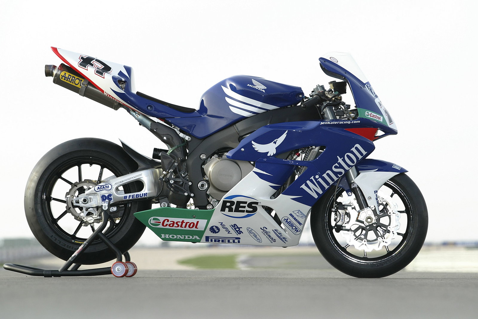 Ten Kate Honda CBR 1000RR, WSBK Qatar, 24-26th, February, 2005