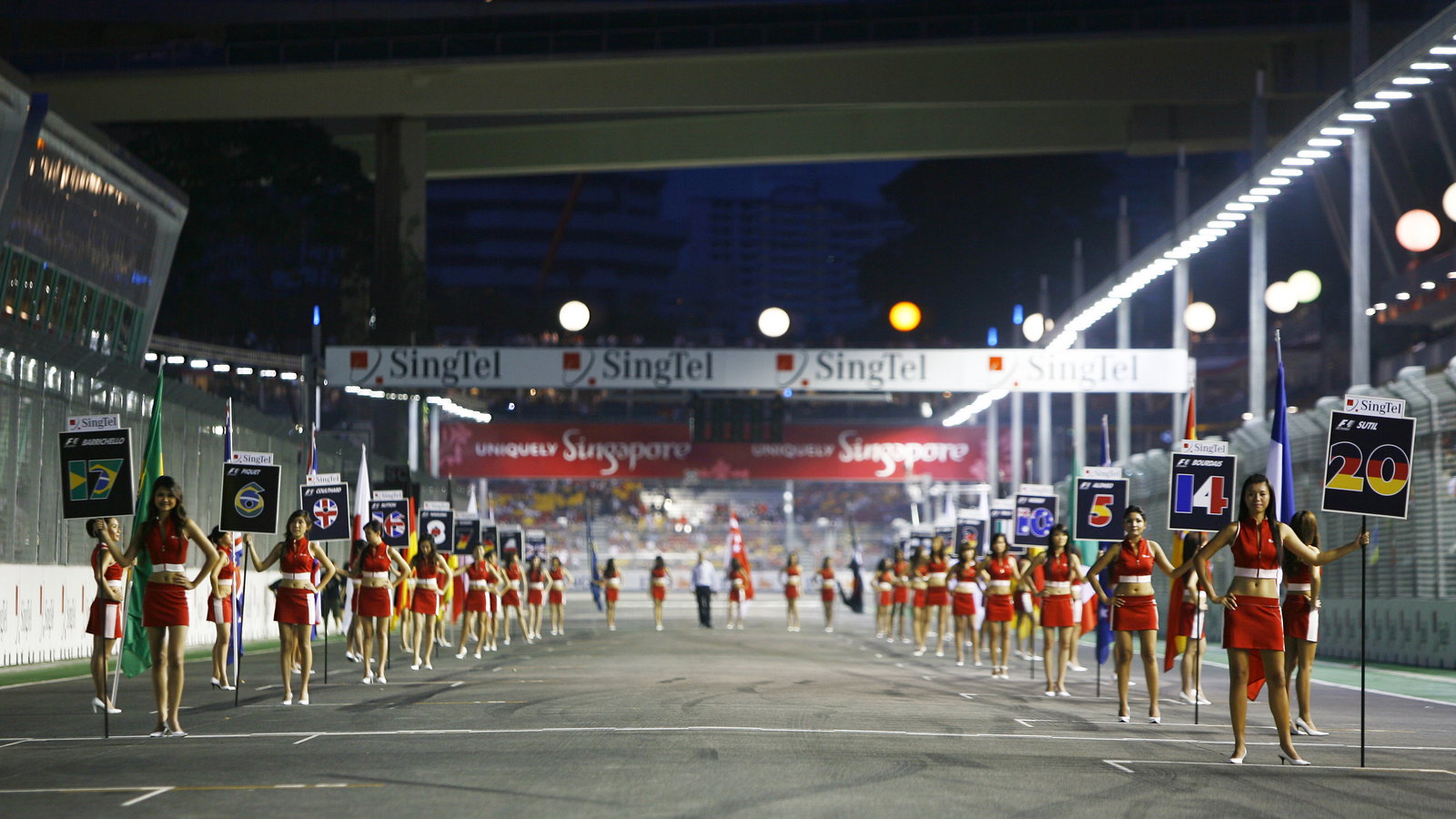 F1 babes, Singapore F1 Grand Prix, 26th-28th, September 2008