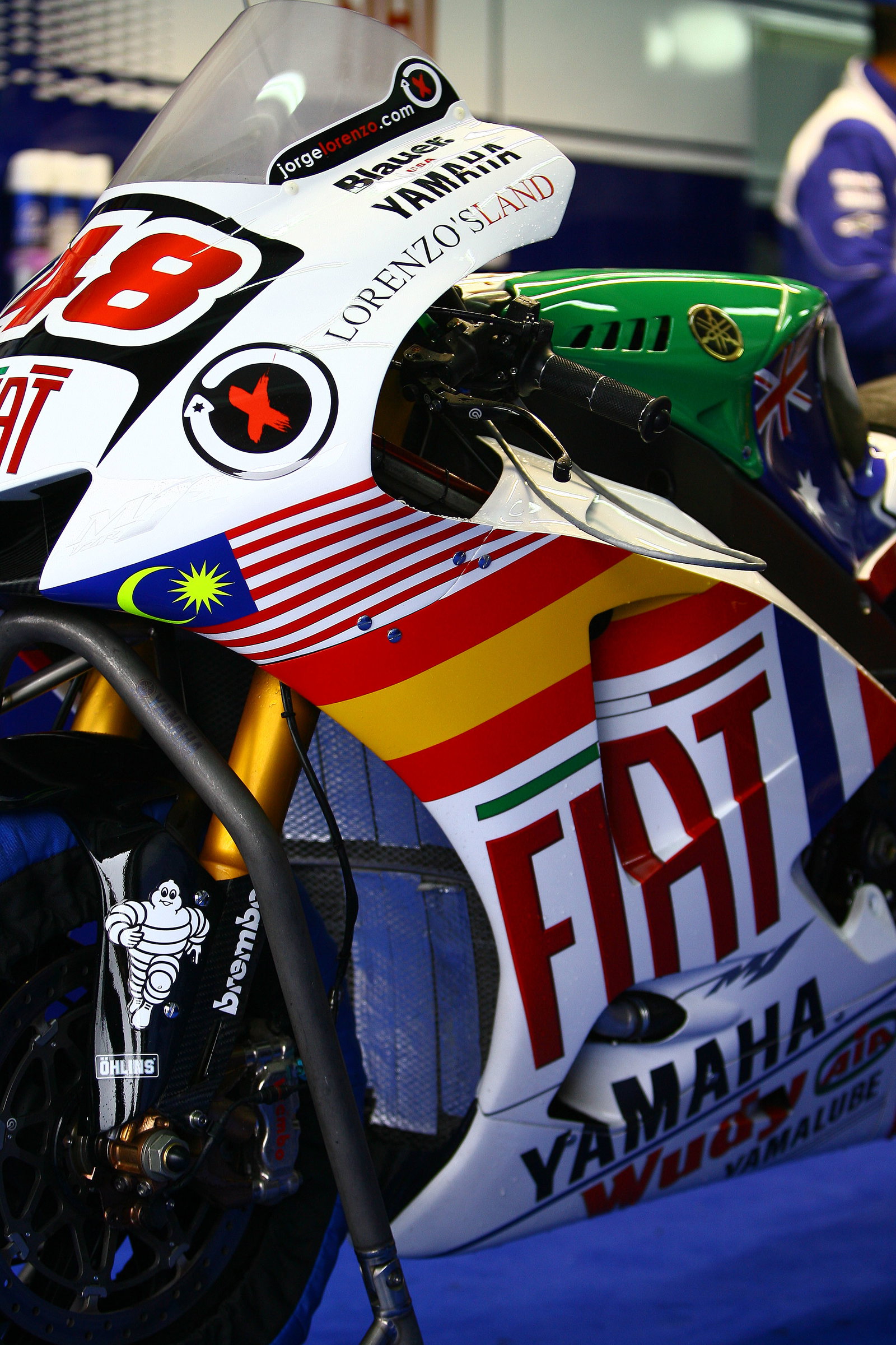 Lorenzo`s Yamaha, Valencia MotoGP 2008