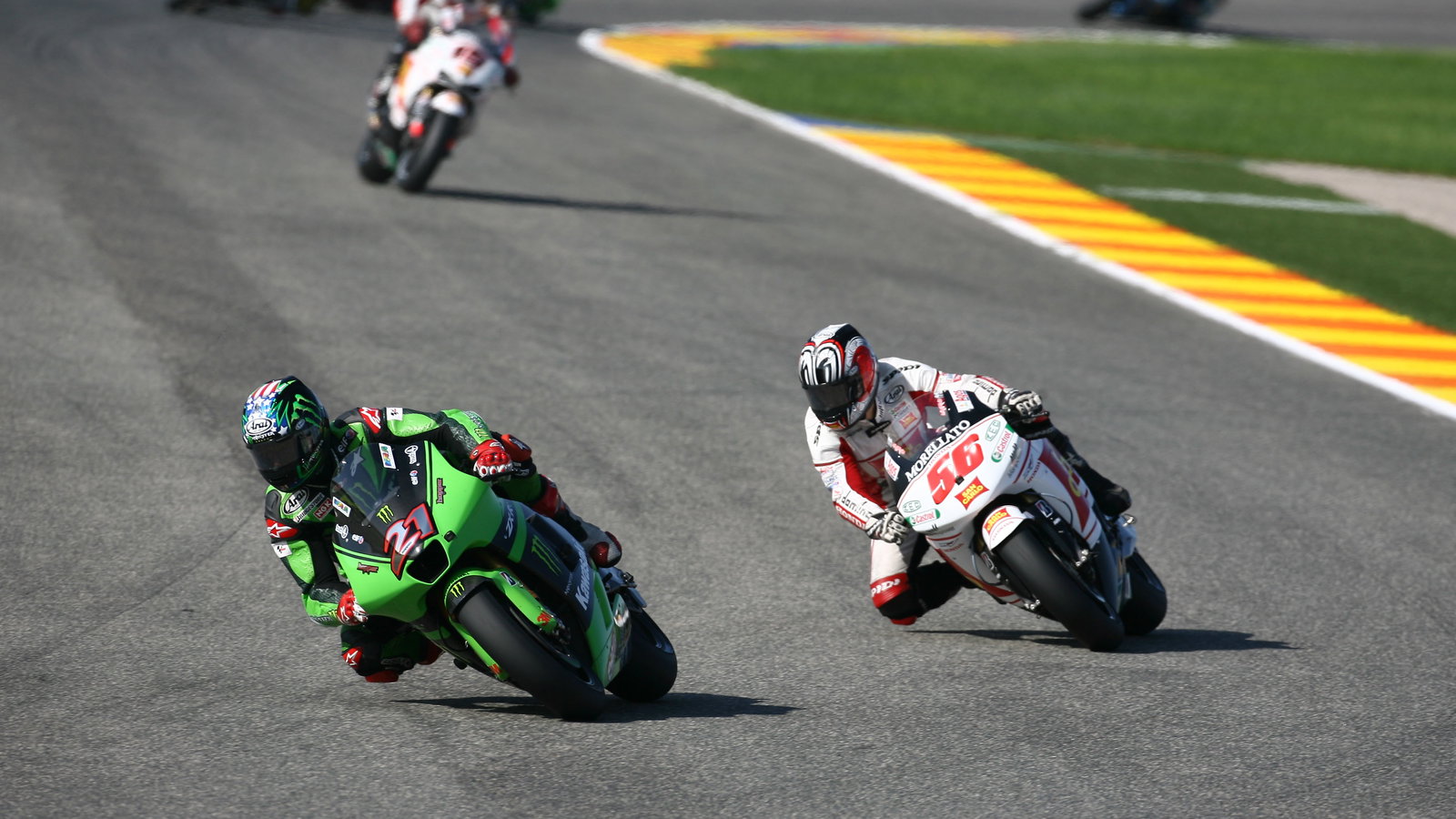 Hopkins, Nakano, Valencia MotoGP Race 2008