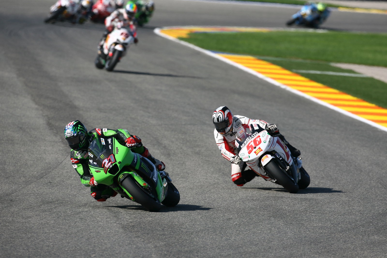 Hopkins, Nakano, Valencia MotoGP Race 2008