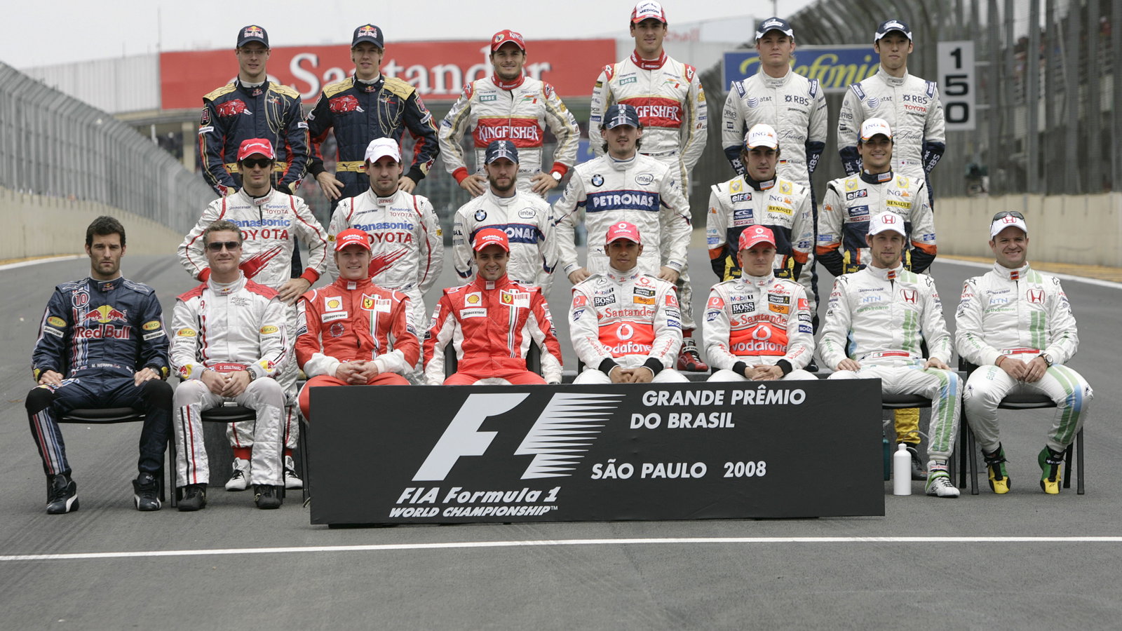 End Of Year Photo 2008, Brazilian F1 Grand Prix, Interlagos, 30th October 2008-2nd, November, 2008