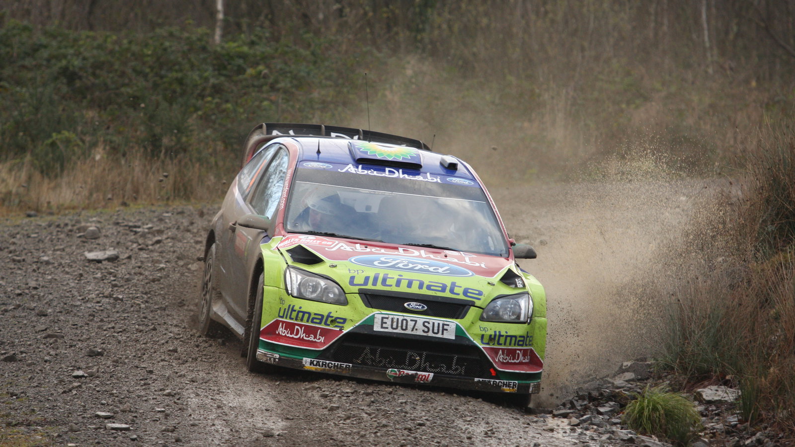Jari-Matti Latvala (FIN) Miikka Anttila(FIN), Ford Focus RS WRC07, BP Ford Abu Dhabi World Rally Tea