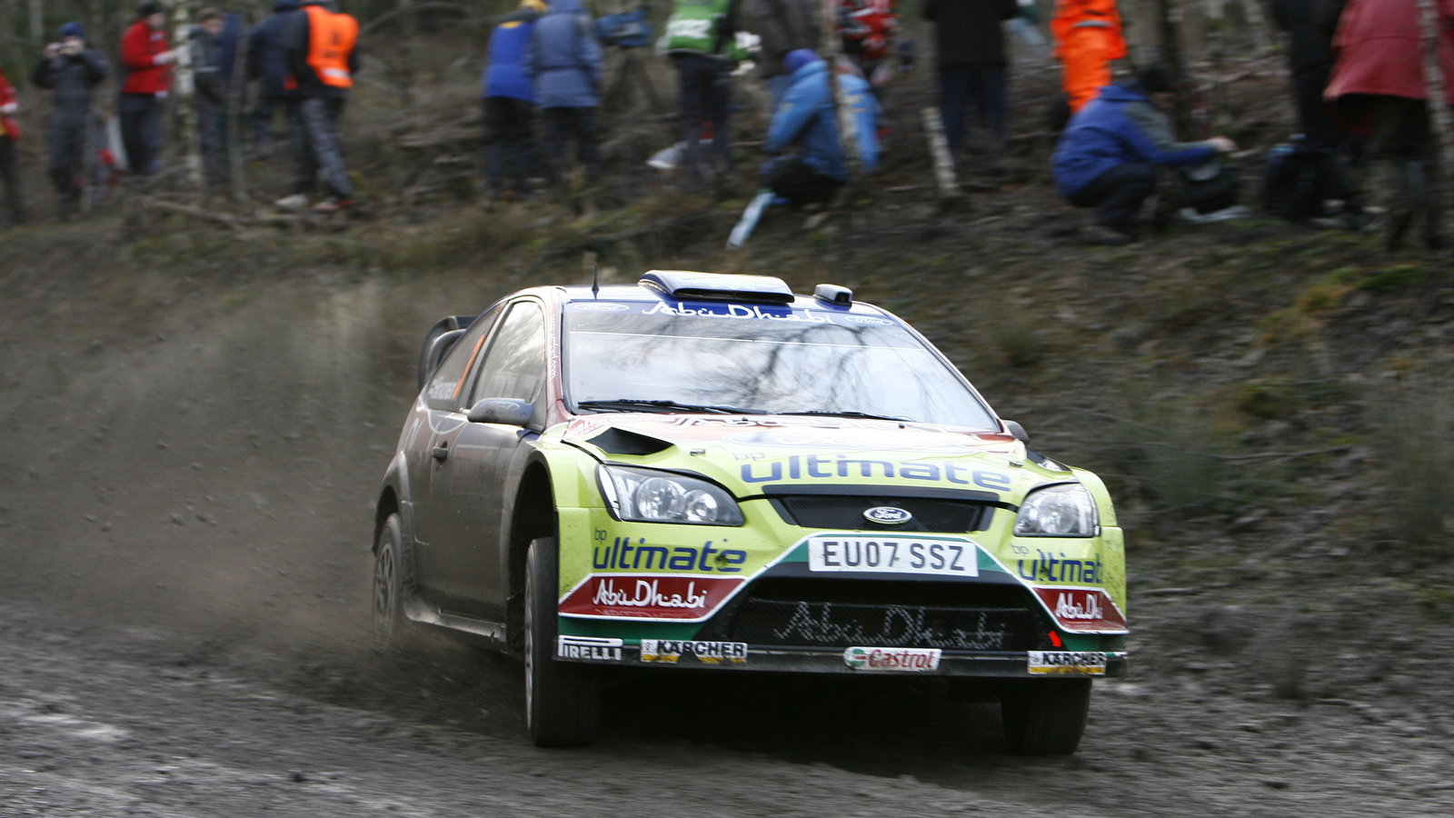 Mikko Hirvonen (FIN) Jarmo Lehtinen (FIN) Ford Focus RS WRC07, BP Ford Abu Dhabi WRT