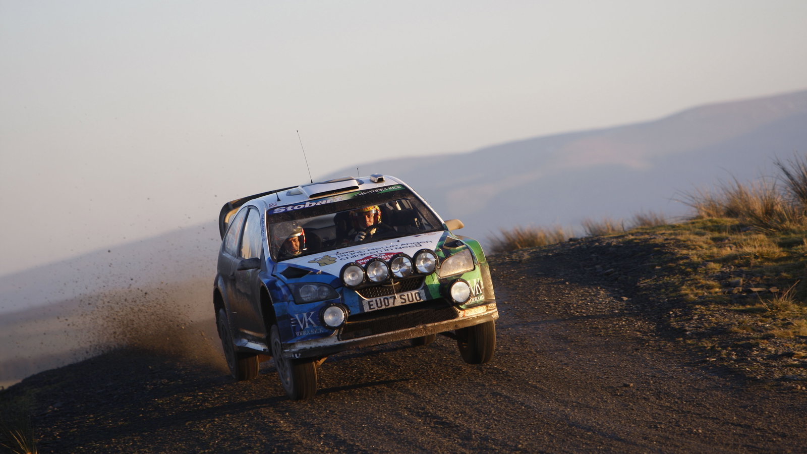 Valentino Rossi (ITA) Carlo Cassina (ITA), Ford Focus RS WRC 07, Stobart VK M-Sport Ford Rally Team