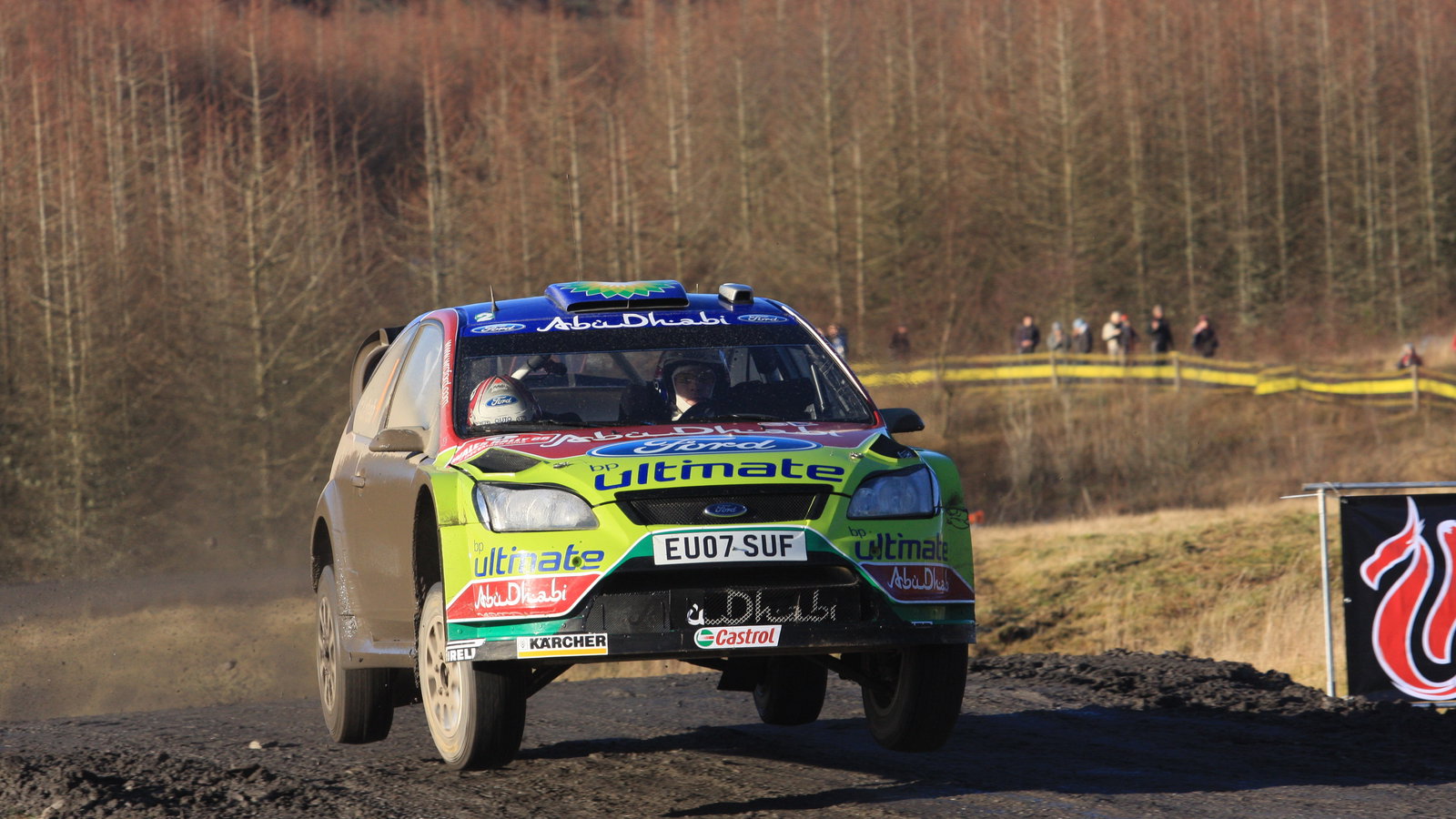 Jari-Matti Latvala (FIN) Miikka Anttila (FIN) Ford Focus RS WRC07, BP Ford Abu Dhabi WRT