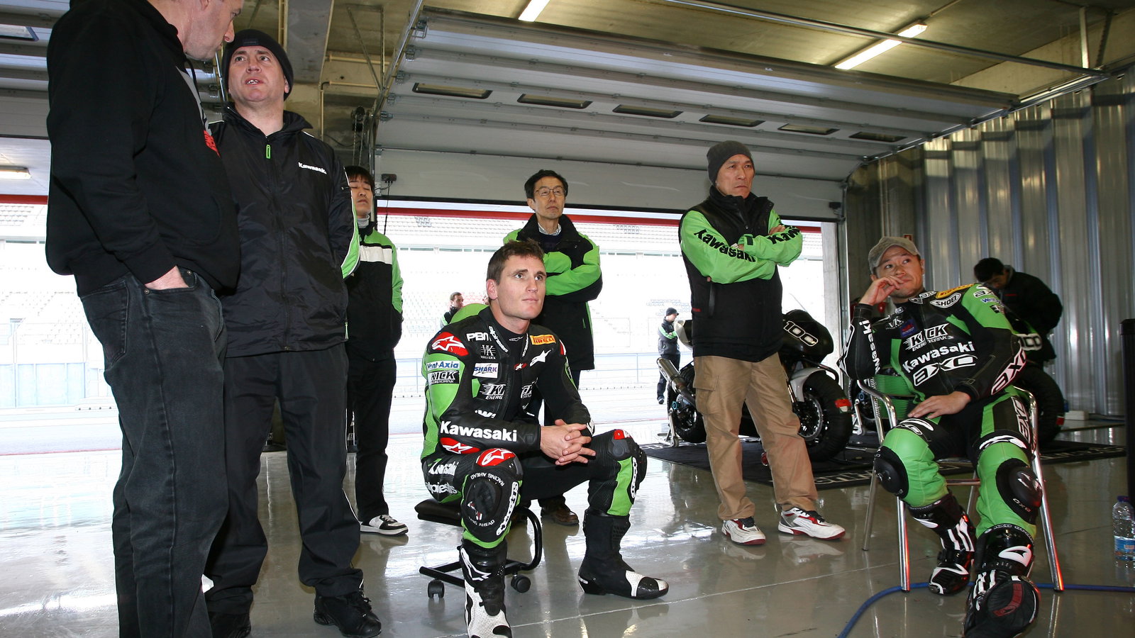 Parkes, Tamada, New Superpole practice, Portuguese WSBK Test 2009