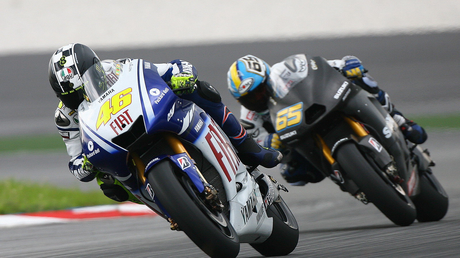 Rossi and Capirossi, Sepang MotoGP tests, 2009