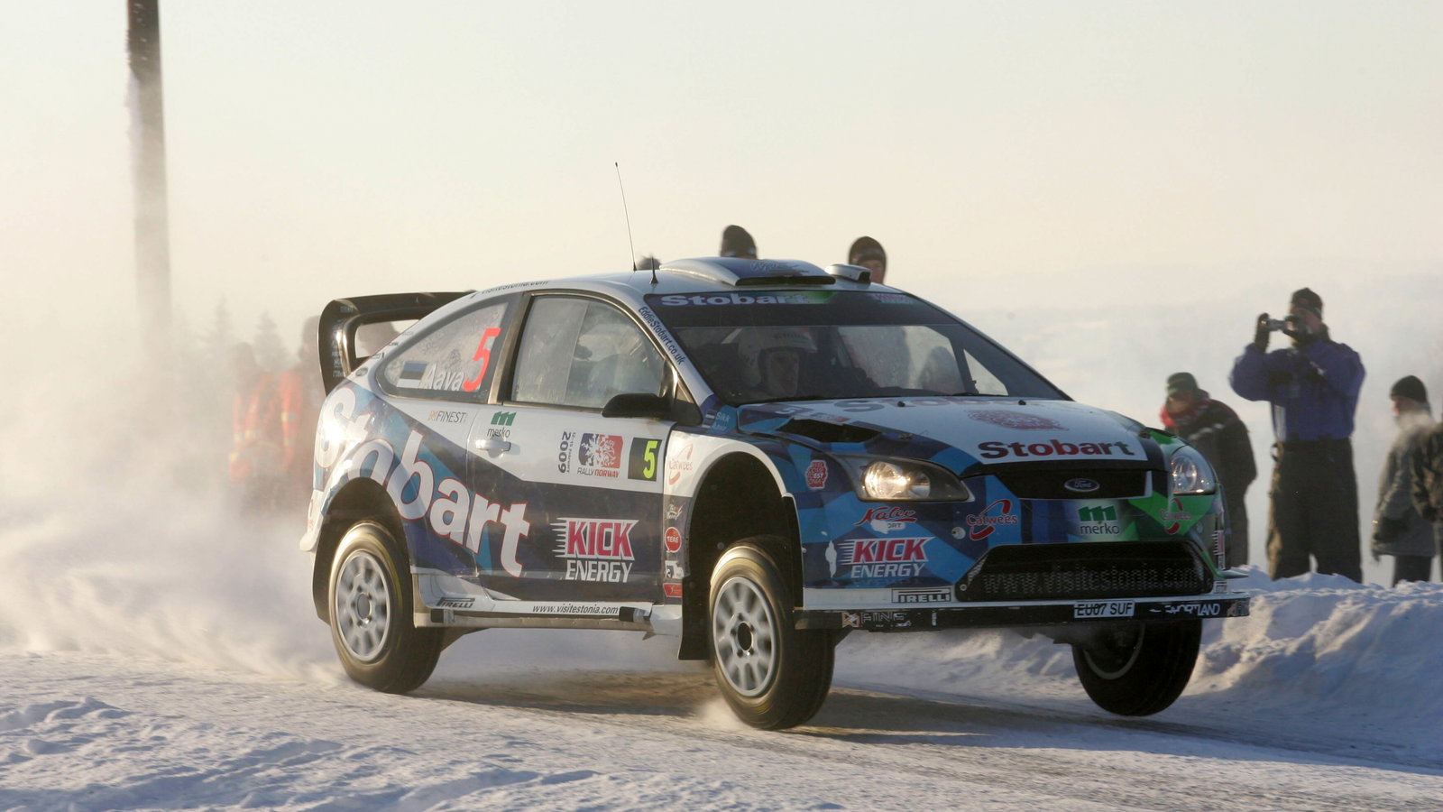 Urmo Aava (EST) Kuldar Sikk (EST), Ford Focus RS WRC 08, Stobart VK M-Sport Ford Rally Team