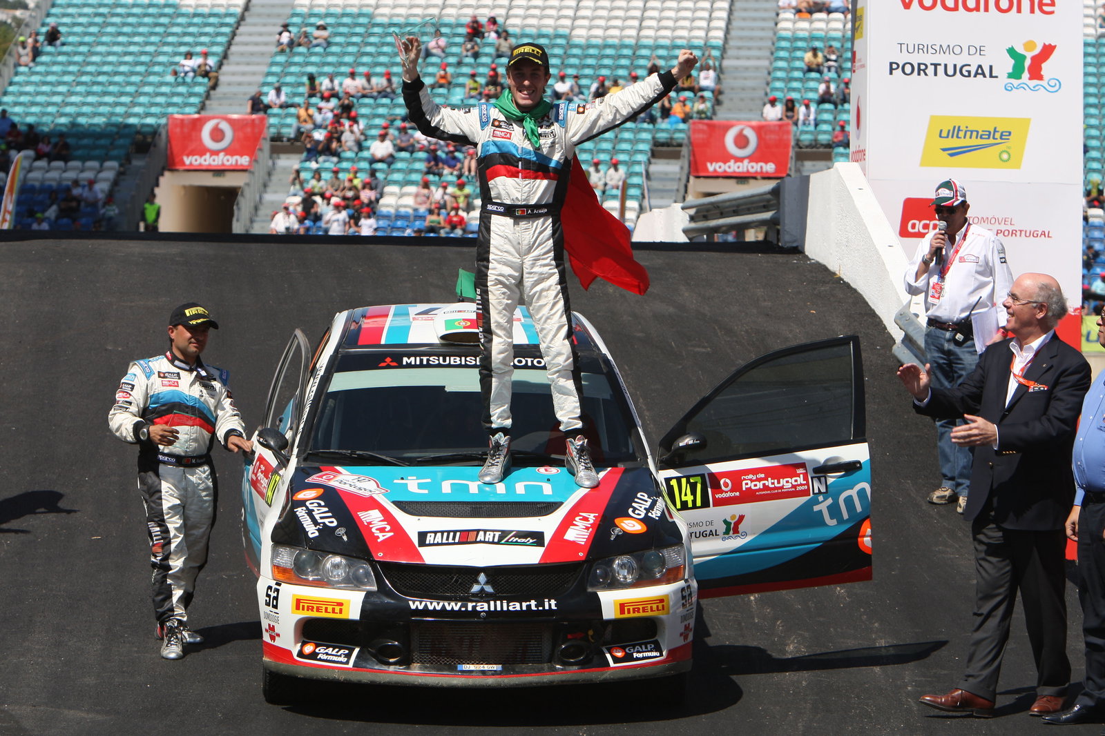 Armindo Araujo (POR) Miguel Ramalho (POR) Mitsubishi Lancer Evo IX, Ralliart Italy