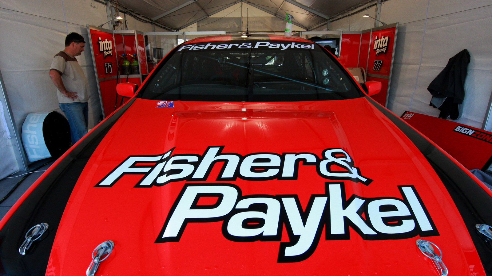 Marcus Marshall (Aust) Access Cash Ford Rd 2 V8 Supercars Hamilton 400 Hamilton, New Zealan