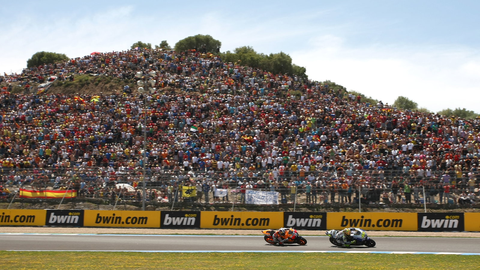 Rossi, Pedrosa, Spanish MotoGP Race 2009