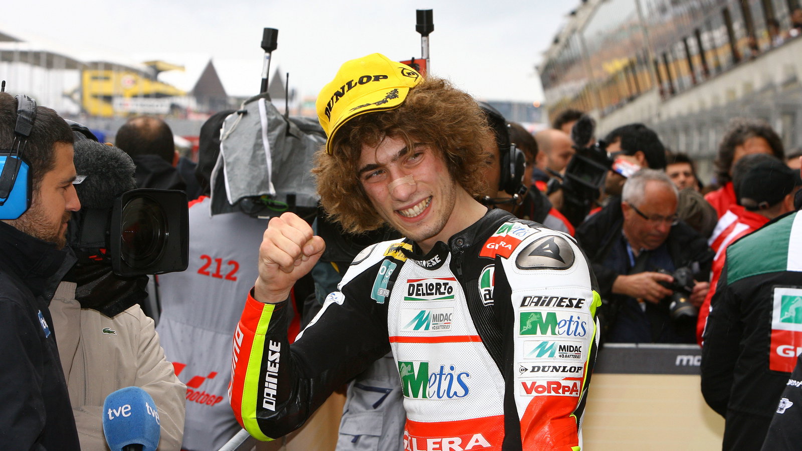 Simoncelli, French 250GP Race 2009