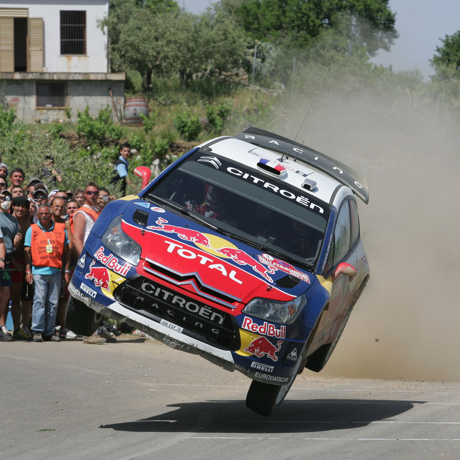 Sebastien Loeb (fra) Daniel Elena (mc) Citroen C4 Wrc - Citroen Total WRT