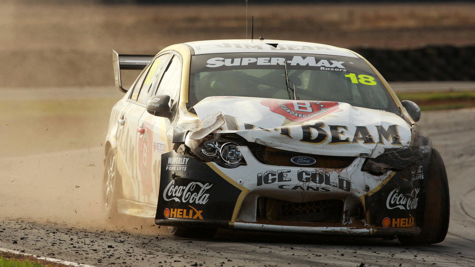 James Courtney, (Aust) Jim Beam DJR Ford
Races 7 & 8 V8 Supercars
Falken Tasmanian challenge