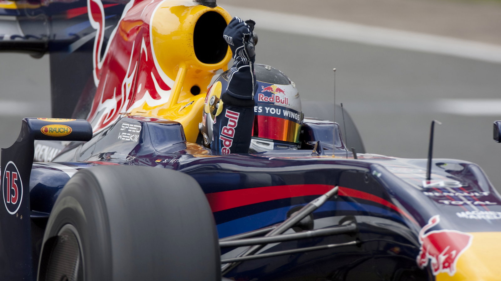 Sebastian Vettel (GER) Red Bull RB5 Wins, British F1, Silverstone, 19th-21st, June, 2009