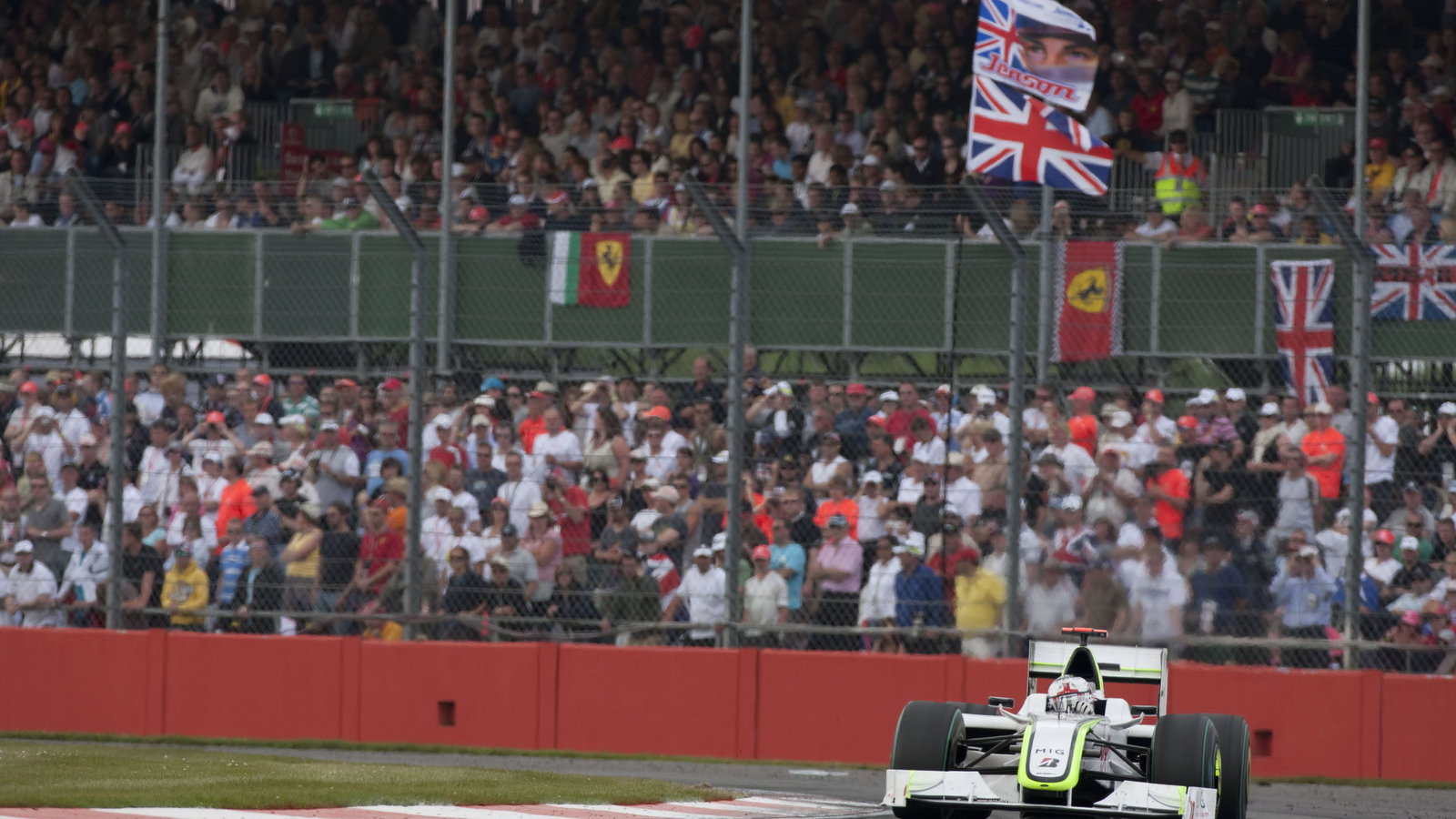 Jenson Button (GBR) Brawn BGP001, British F1, Silverstone, 19th-21st, June, 2009