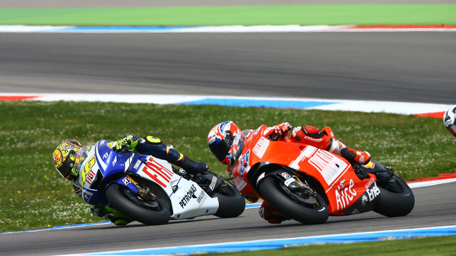 Rossi and Stoner, Dutch MotoGP 2009