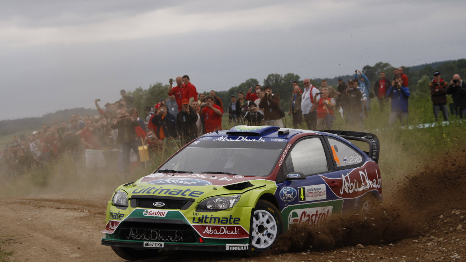 Jari-Matti Latvala (FIN) Miikka Anttila(FIN), Ford Focus RS WRC08, BP Ford Abu Dhabi World Rally Tea