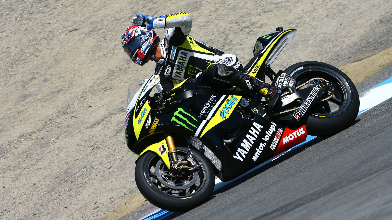 Edwards waves, U.S. MotoGP 2009