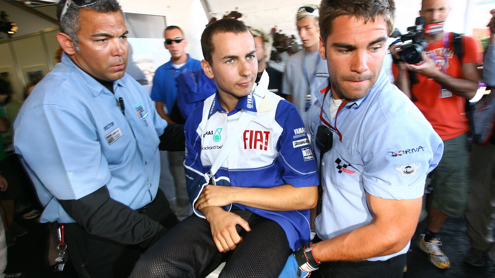 Injured Lorenzo, U.S. MotoGP 2009