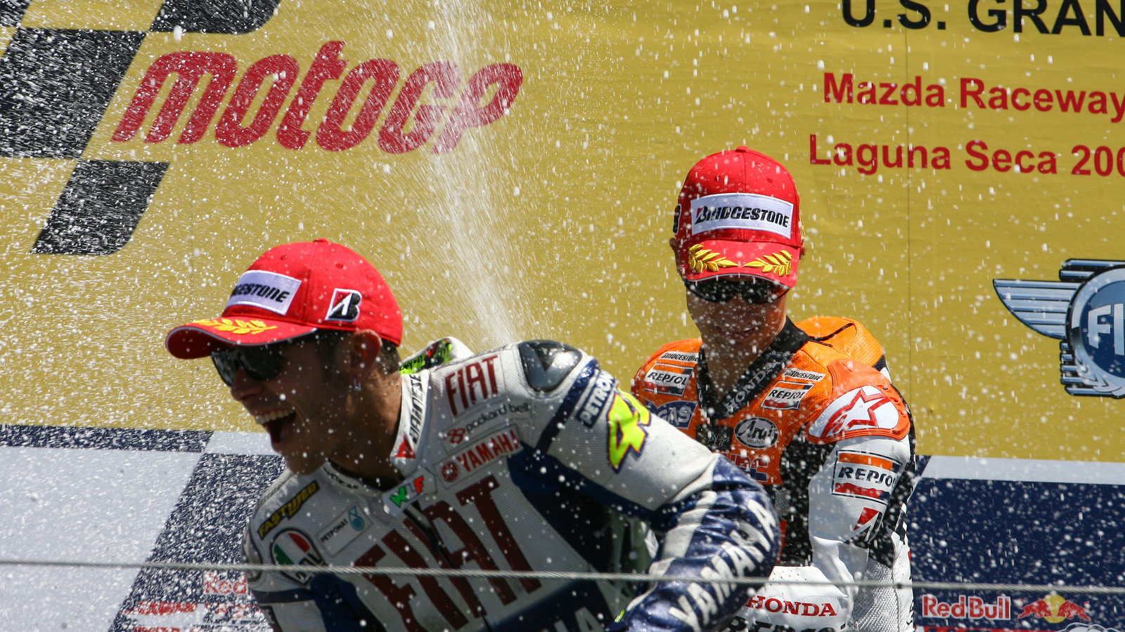 Pedrosa and Rossi, U.S. MotoGP 2009