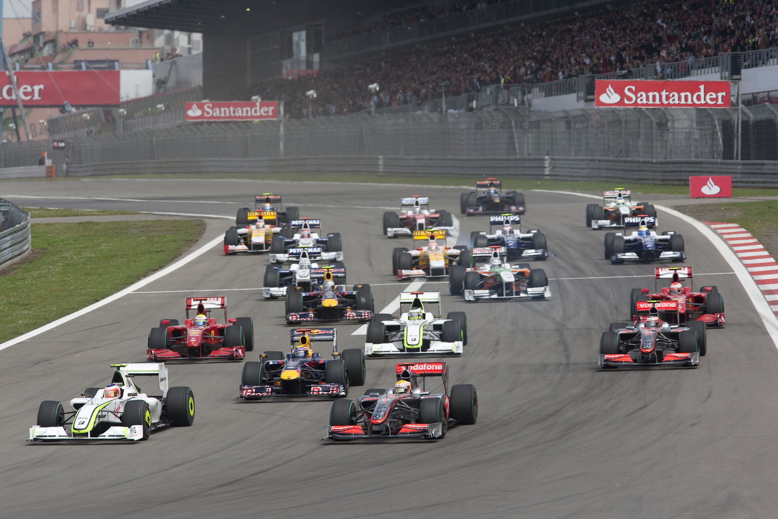 How the line-up might look F1 2010 style | Crash.net