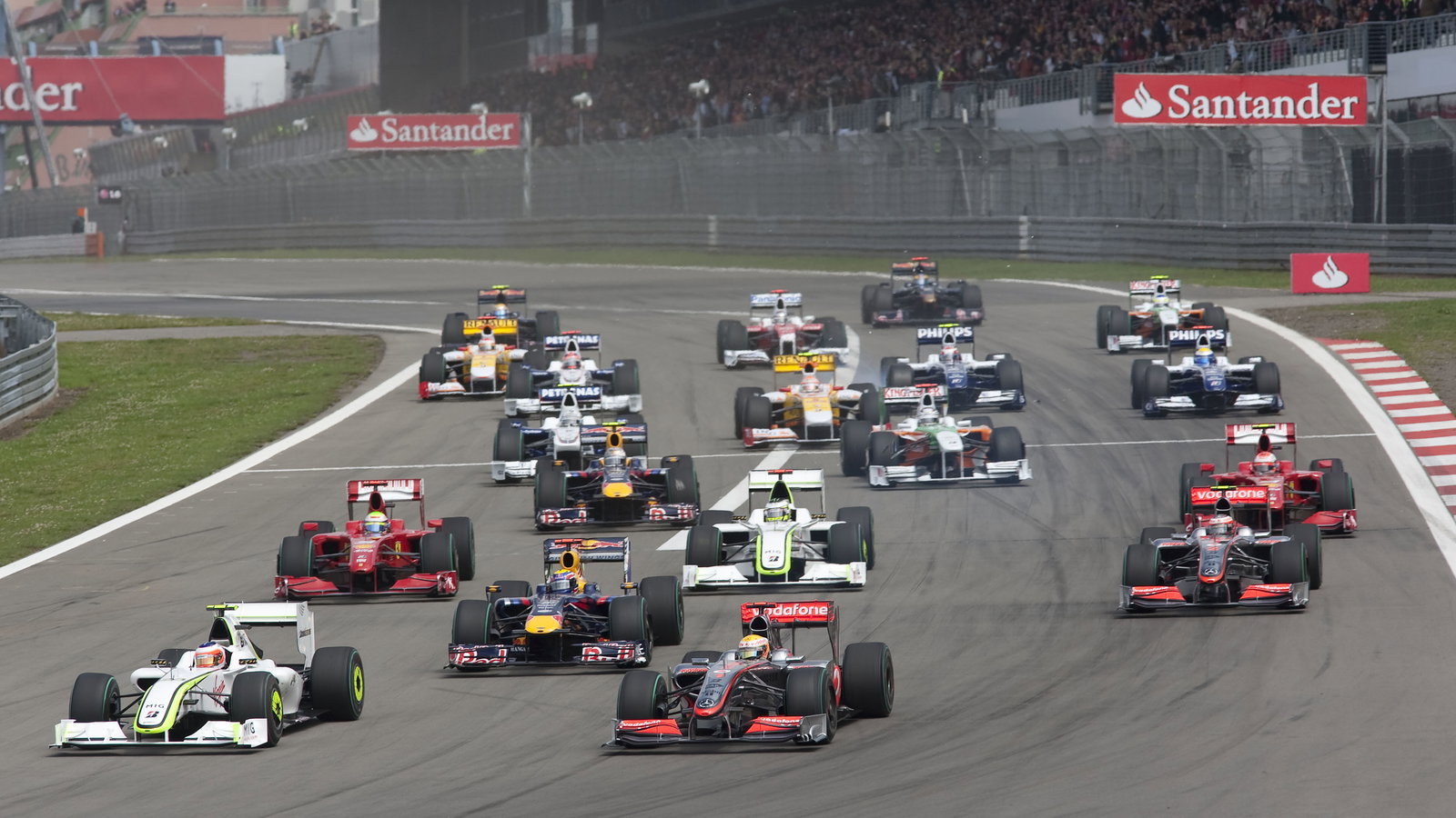 Start, German F1 Grand Prix, Nurburgring, 10-12th, July 2009