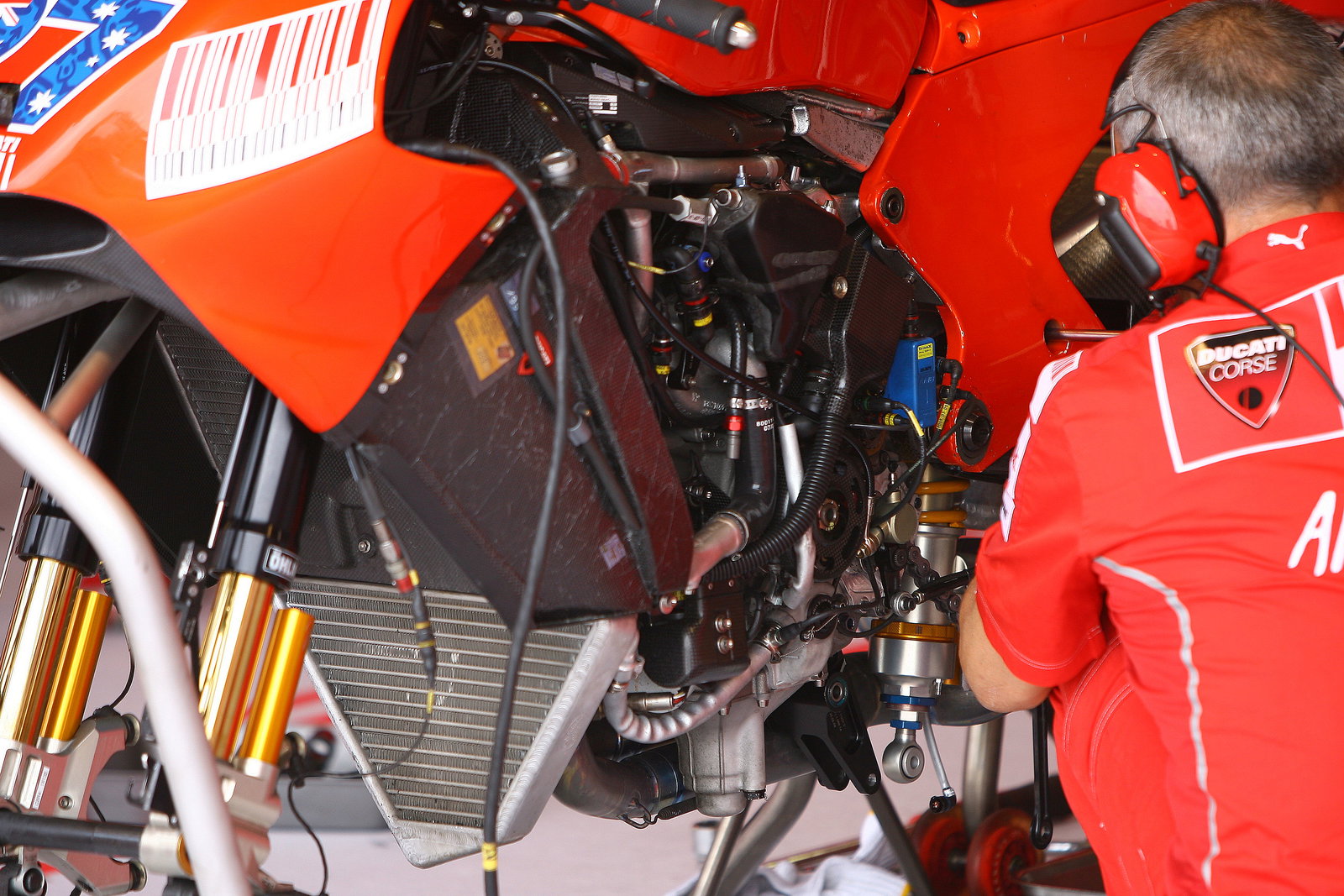Ducati engine, German MotoGP 2009