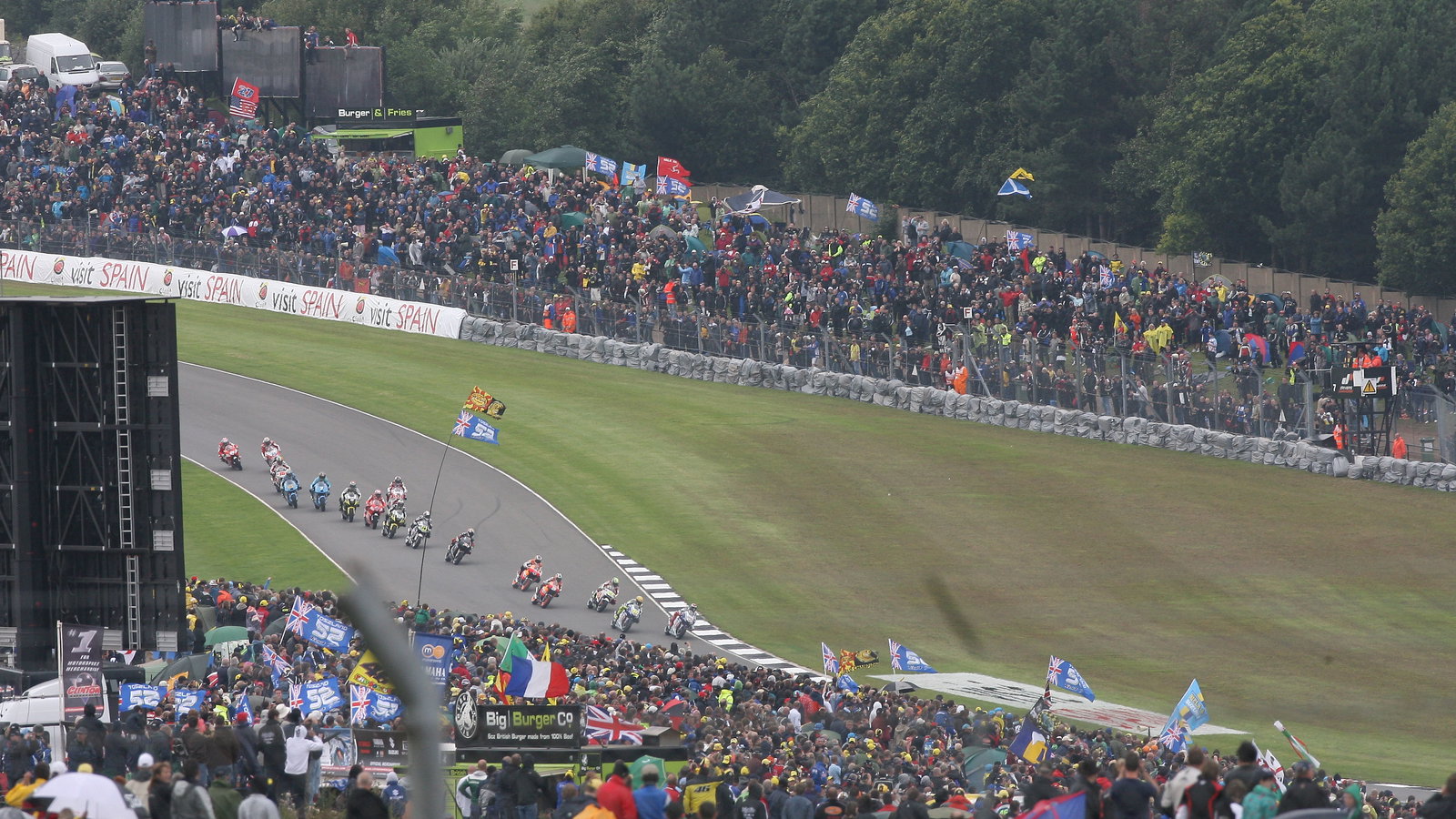 Race Action, British MotoGP Race 2009
