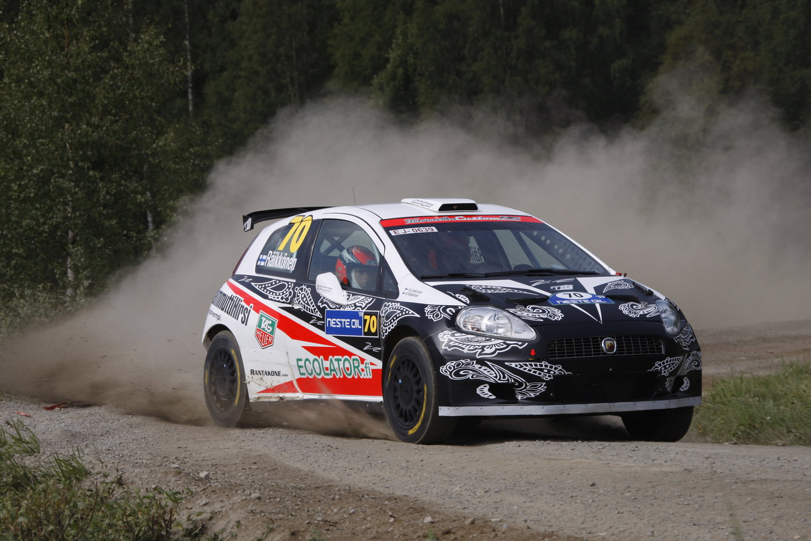 Kimi Raikkonen (FIN) Kaj Lindstrom (FIN), Fiat Grande Punto S2000