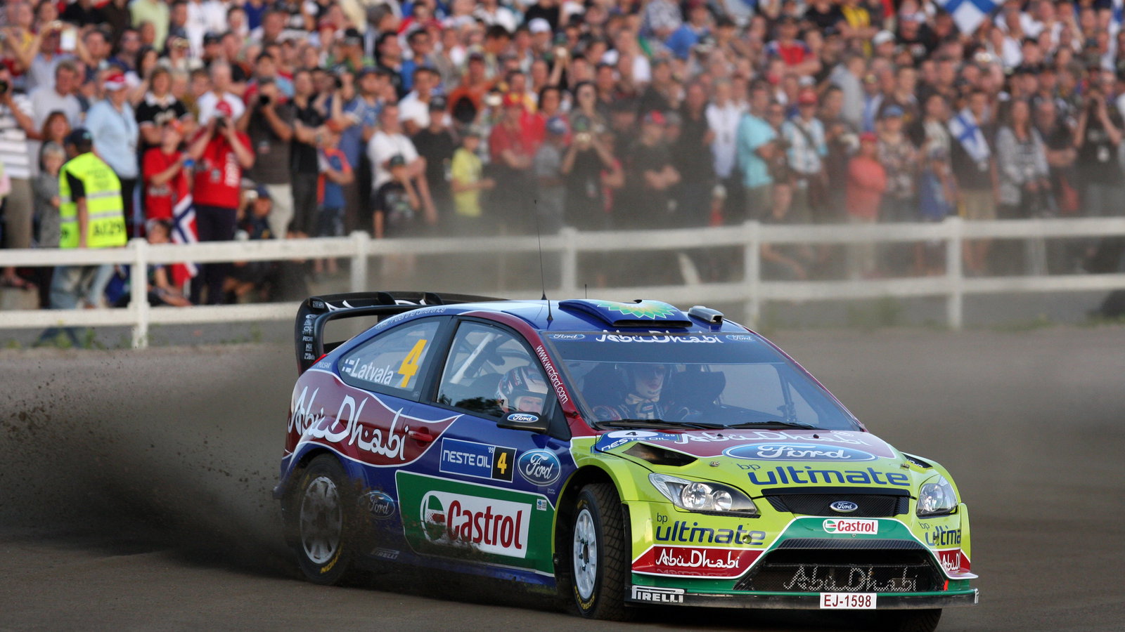 Jari-Matti Latvala (FIN) Miikka Anttila(FIN), Ford Focus RS WRC08, BP Ford Abu Dhabi World Rally Tea