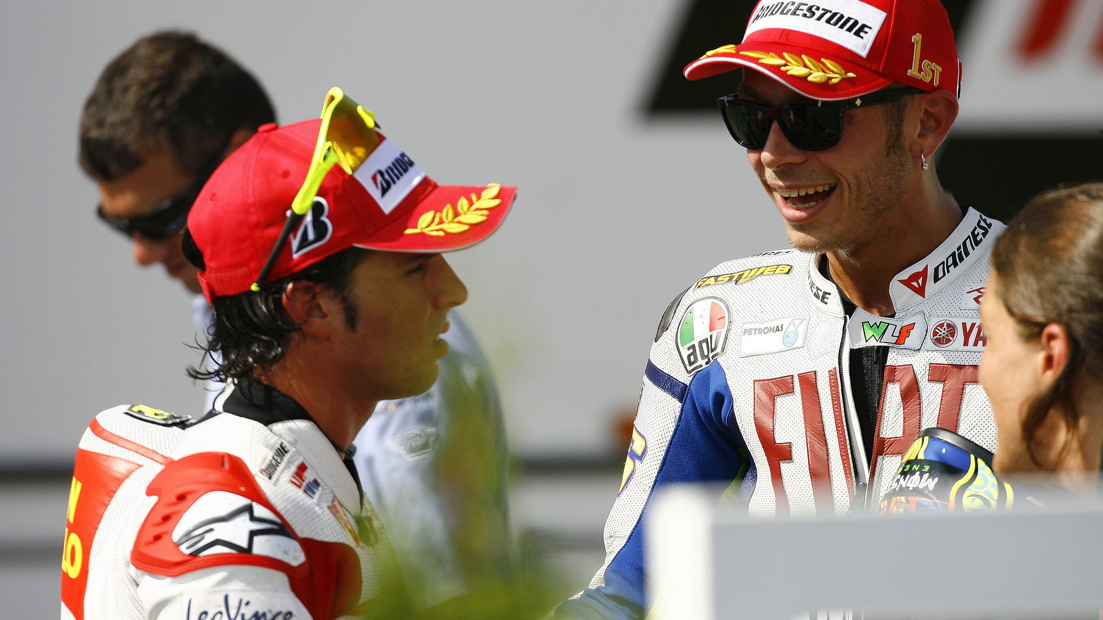 Elias and Rossi, Czech MotoGP 2009