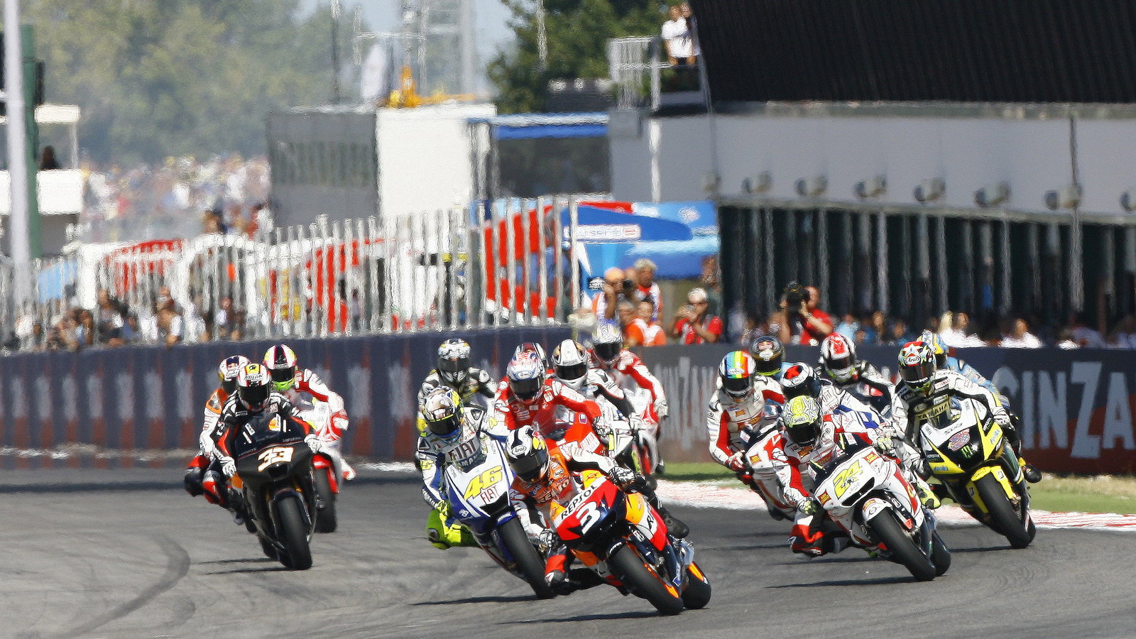 Pedrosa leads start, San Marino MotoGP 2009