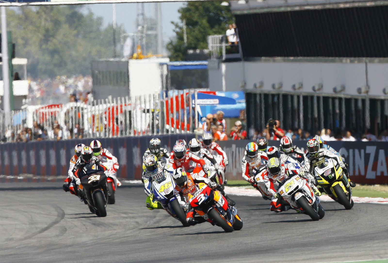 Pedrosa leads start, San Marino MotoGP 2009