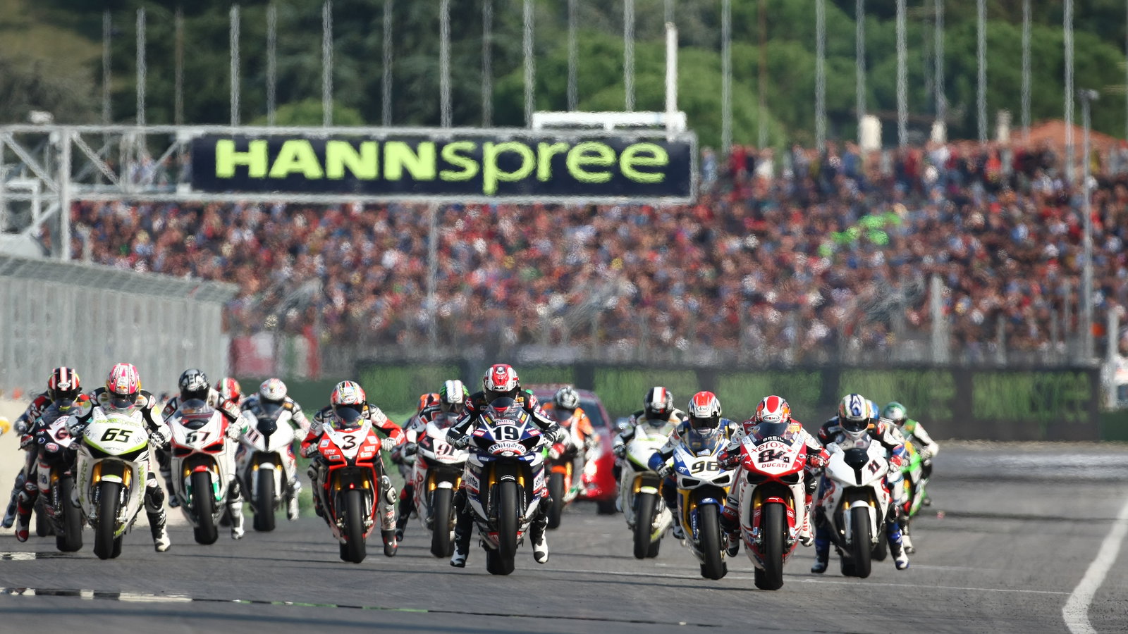 Fabrizio, Race Start, Imola WSBK Race 2 2009