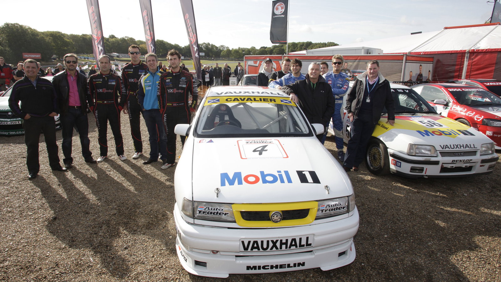 Past and present Vauxhall BTCC Drivers