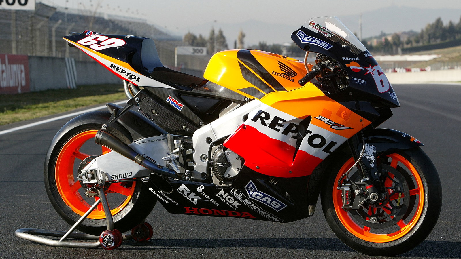 Hayden`s Honda RC211V, Barcelona IRTA MotoGP Test March 2005