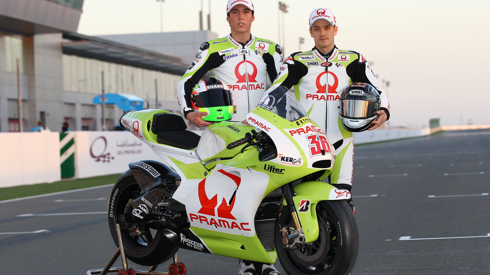Espargaro and Kallio, Qatar MotoGP tests, March 2010