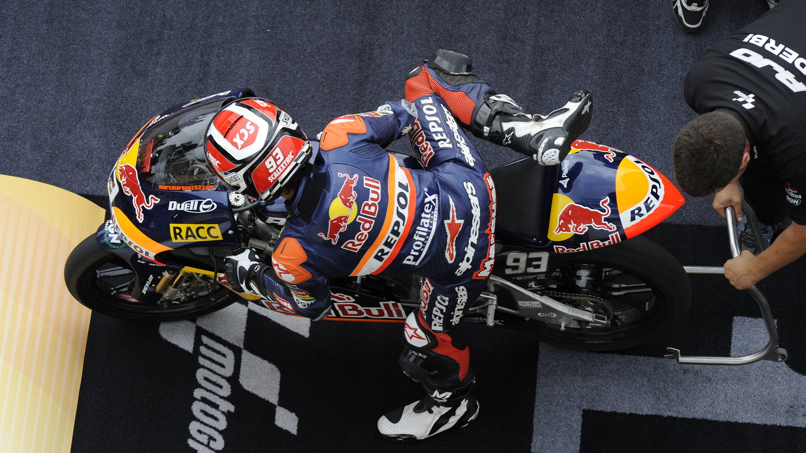 Marquez, German 125GP Race 2010