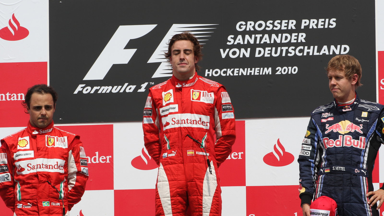 Race, Fernando Alonso (ESP), Scuderia Ferrari, F10 race winner, Felipe Massa (BRA), Scuderia Ferrari
