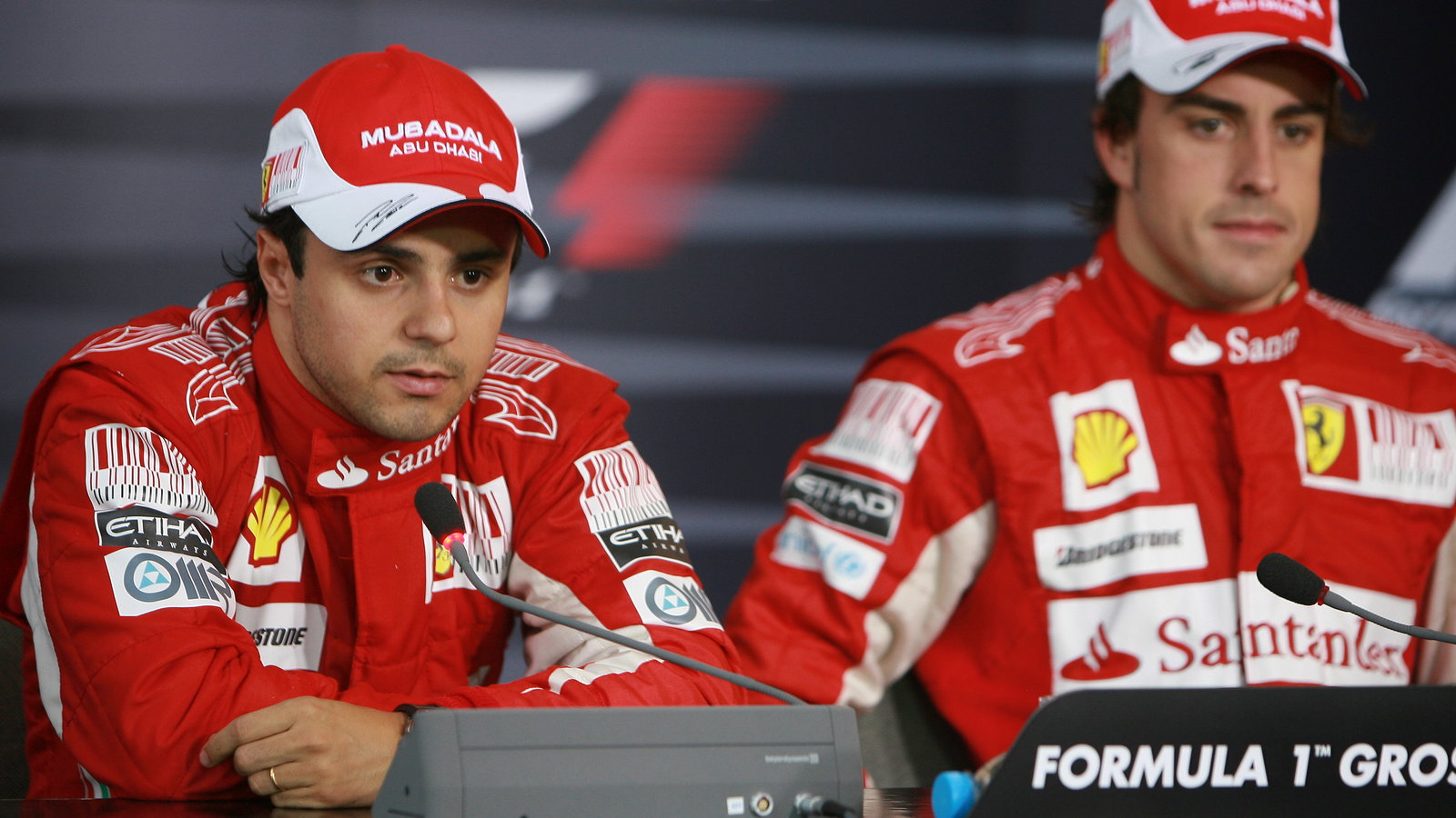 Race, Press conference, Felipe Massa (BRA), Scuderia Ferrari, F10 and Fernando Alonso (ESP), Scuderi