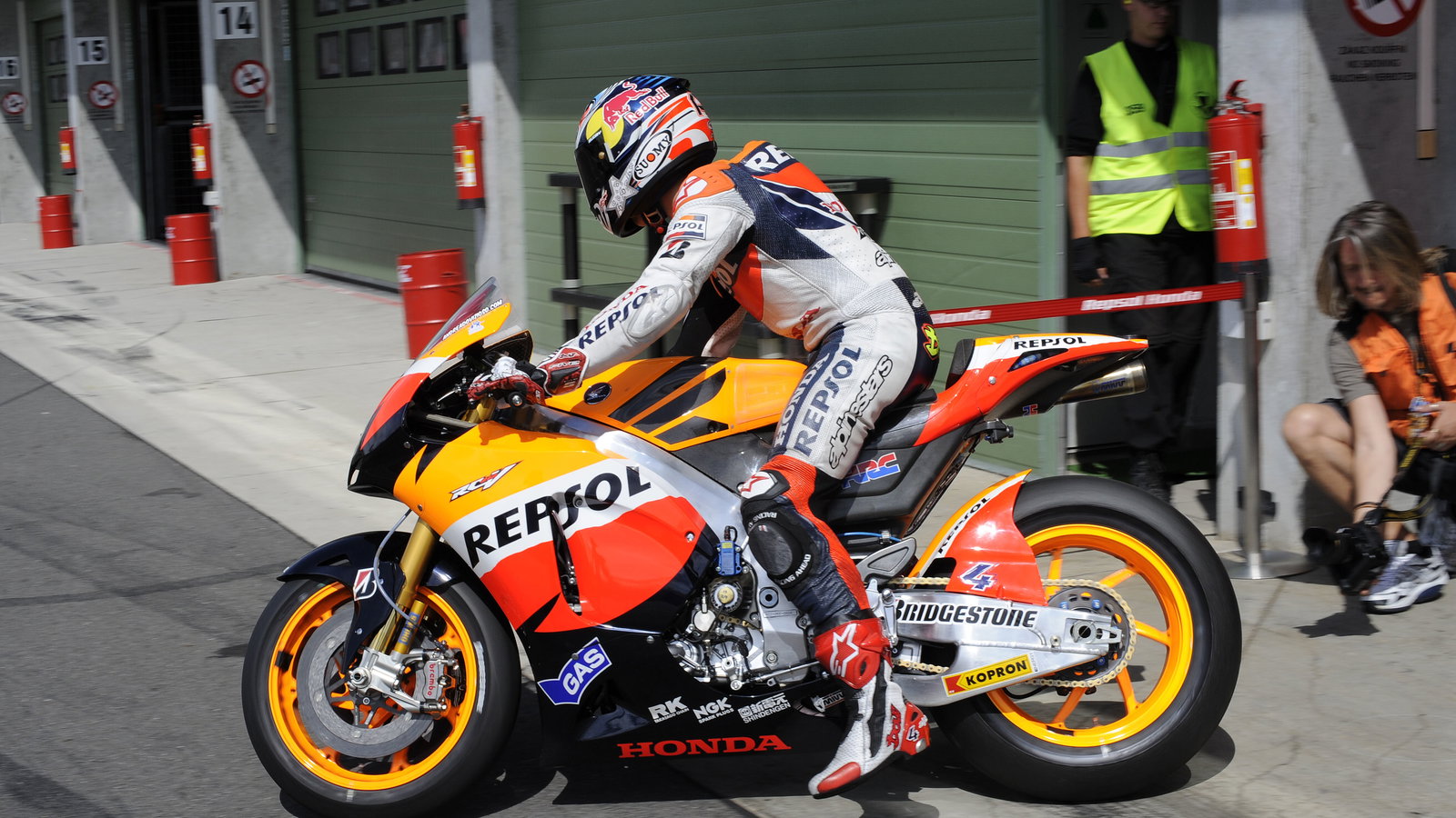 Dovizioso, Brno Test August 2010