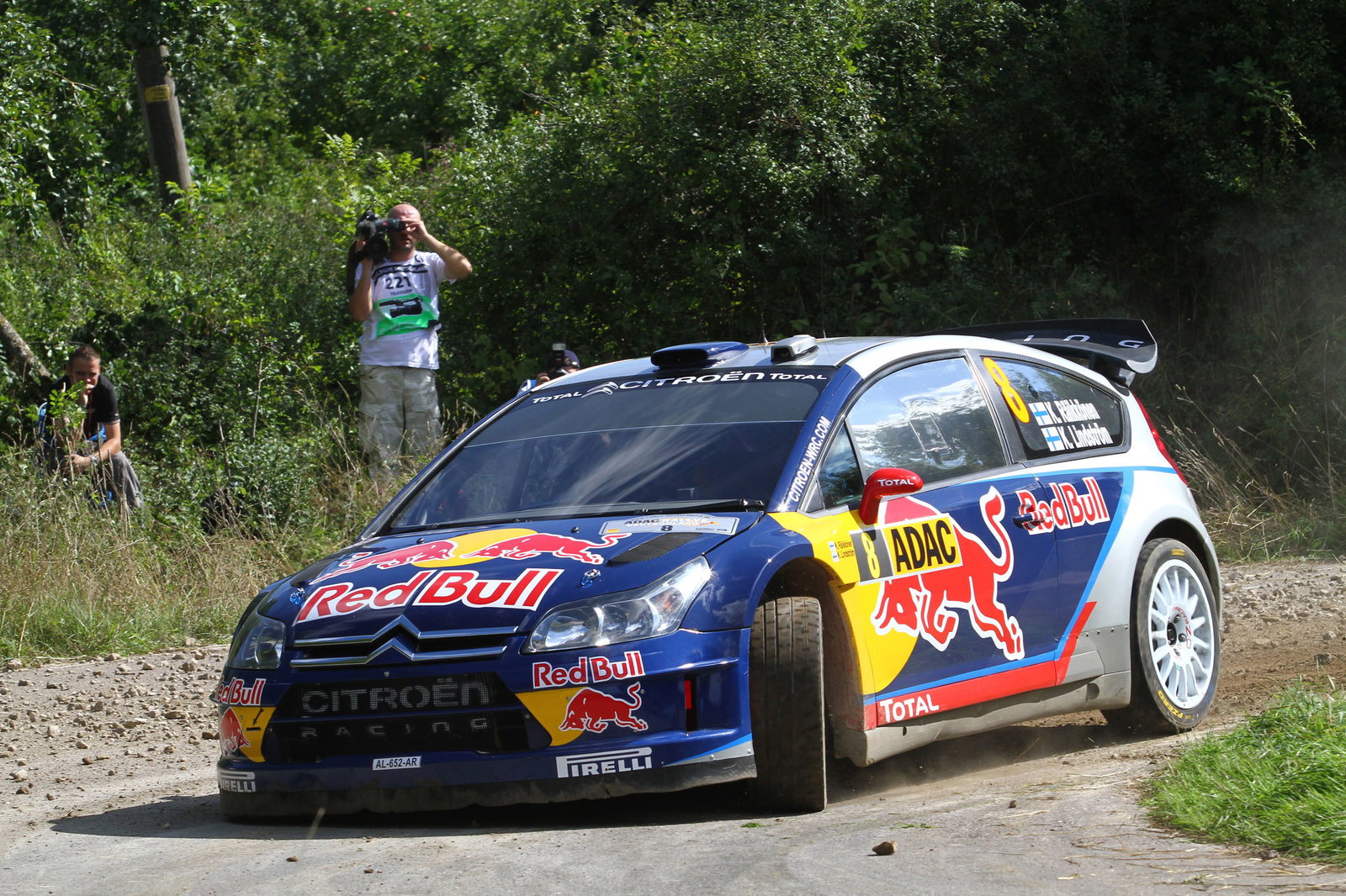 Kimi Raikkonen (FIN) Kaj Lindstrom (FIN), Citroen C4 WRC, Citroen Junior Team