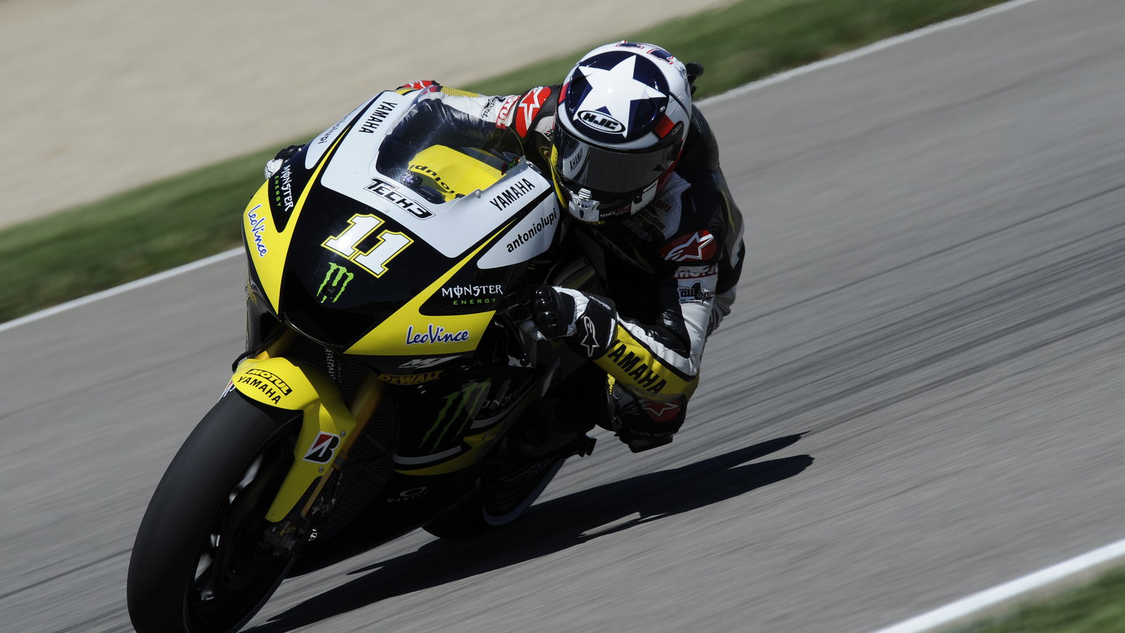 Spies slides, Indianapolis MotoGP 2010