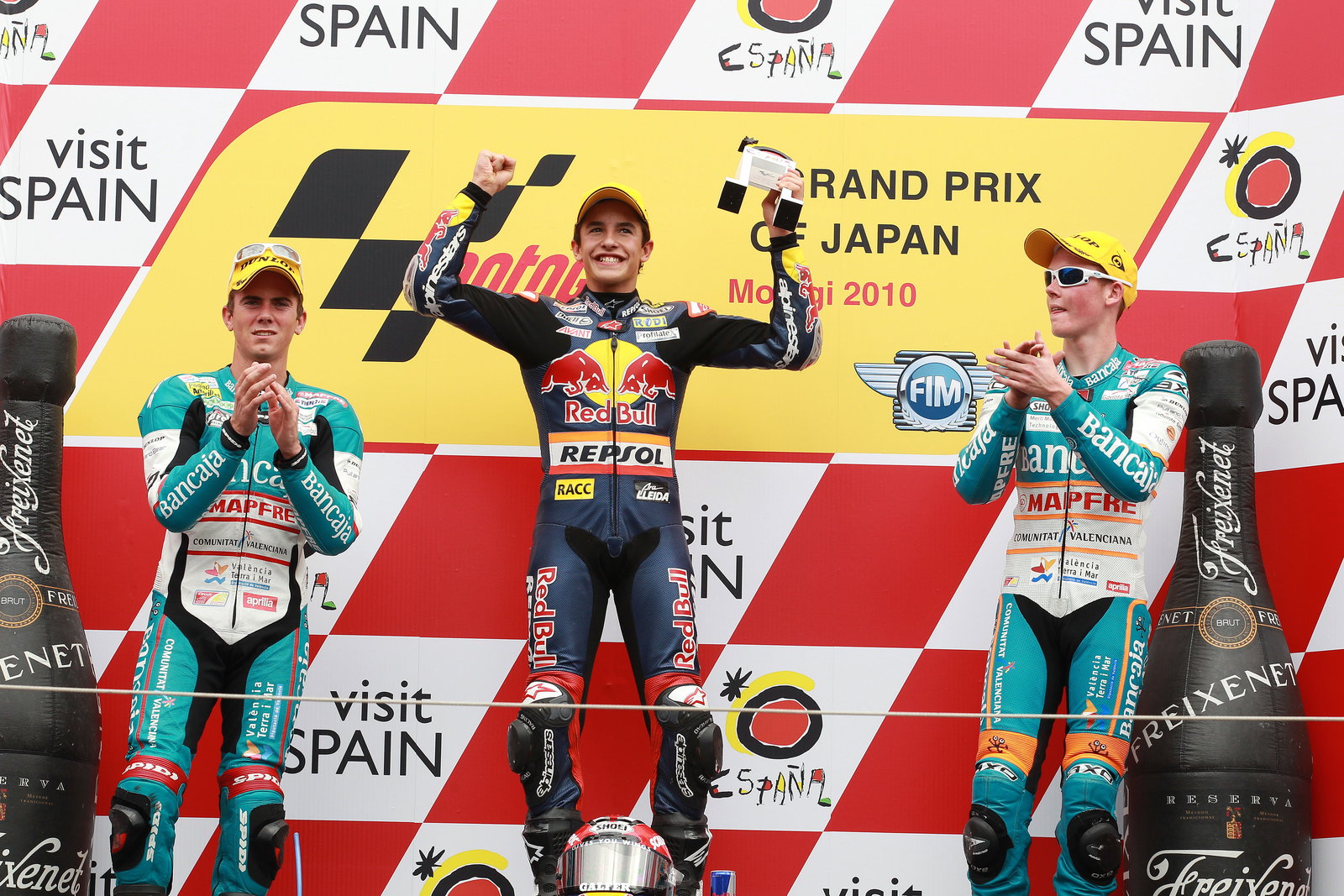 Terol, MArquez, Smith, Japanese 125GP 2010